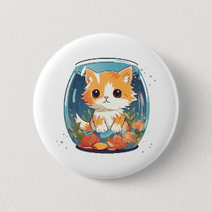 Schuldige Katze Button