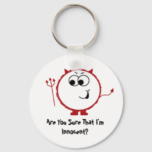 Schuldiger Teufel Weeble Schlüsselanhänger