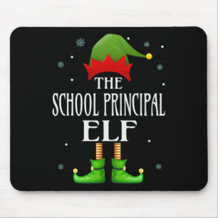 Schuldirektor Elf Xmas Funny Family Matching Ch Mousepad