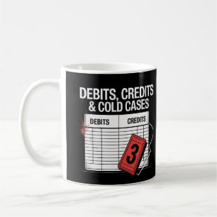 Schuldtitel, Gutschriften und kalte Hüllen Rechnun Kaffeetasse