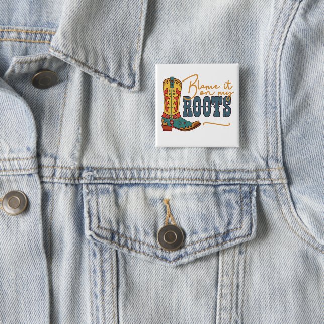 Schuldzuweisungen an meine Wurzeln Button (Beispiel)