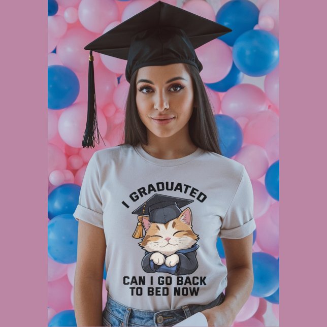 Schule Abschluss Cat T-Shirt (Von Creator hochgeladen)