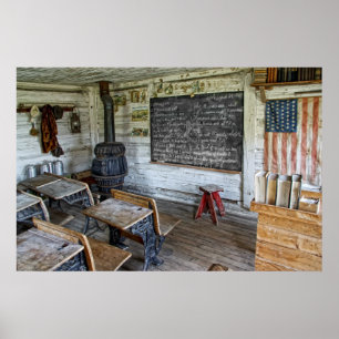 SCHULE AUGUST 29.1864 POSTER