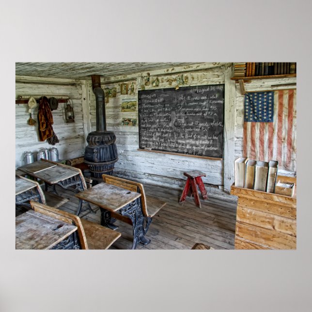 SCHULE AUGUST 29.1864 POSTER (Vorne)