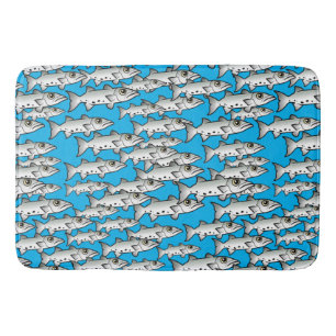 Schule des skubadorable Great Barracuda Badematte