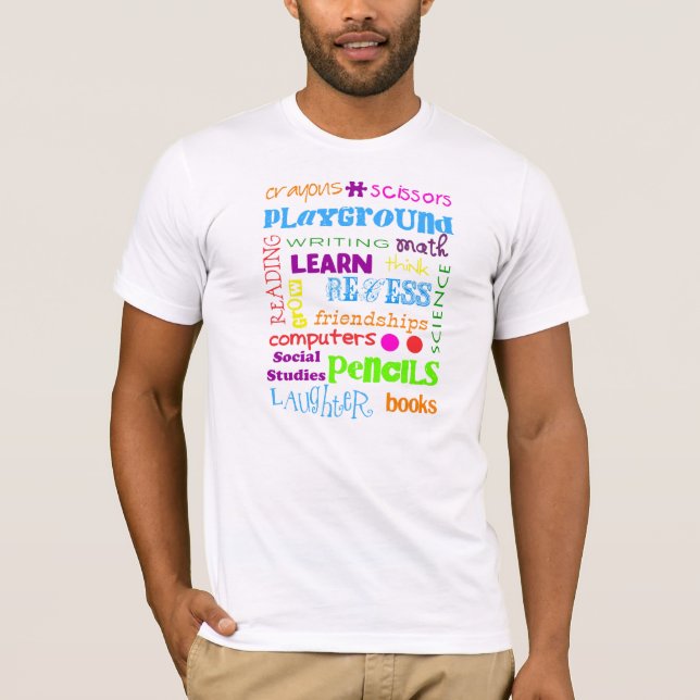 Schule des Wortes T-Shirt (Vorderseite)