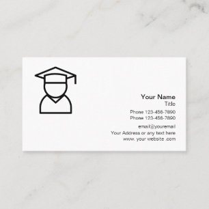 Schule, die pädagogisches Logo Tutoring ist Visitenkarte