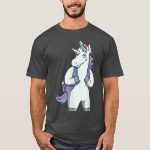 Schule Einhorn, magisch zurück zur Schule Uni T-Shirt