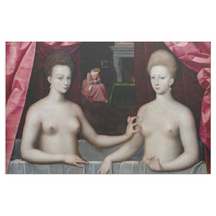 Schule Fontainebleau - Gabrielle d'Estrees Stoff