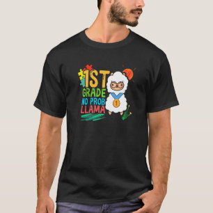 Schule für 1. Klasse Nr. Probllama Llama T-Shirt