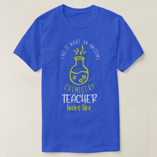 Schule für phantastische Chemie-Lehrer Lustige Spr T-Shirt (Design vorne)
