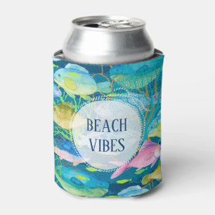 Schule für tropische Fische Beach Vibes Dosenkühler