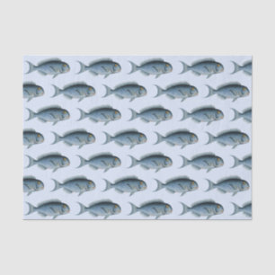 Schule für Vintages Gewebe von Fischen Seidenpapier
