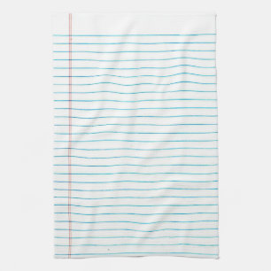 Schule gezeichnetes handtuch