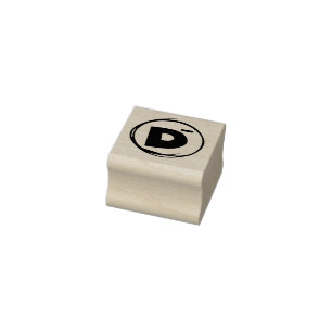 SCHULE GRAFIK D MINUS RUBBER BRIEFMARKE GUMMISTEMPEL
