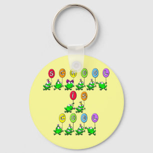 Schule ist Cool - Frosch Schlüsselanhänger