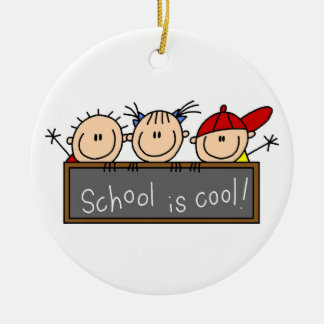 Schule ist Cool Keramik Ornament