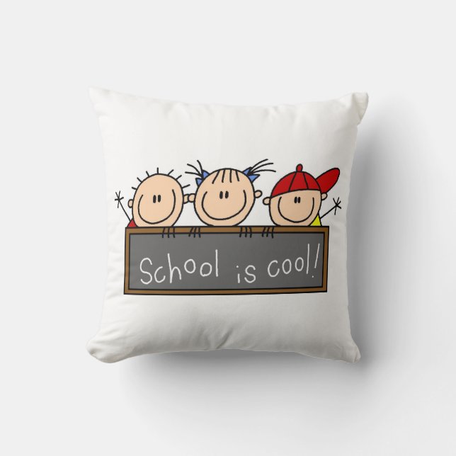 Schule ist cool kissen (Vorderseite)
