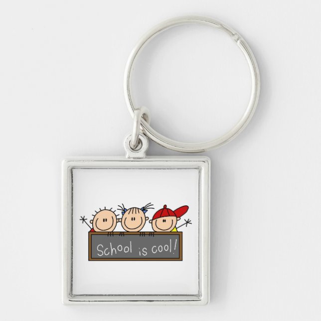 Schule ist Cool Schlüsselanhänger (Vorne)
