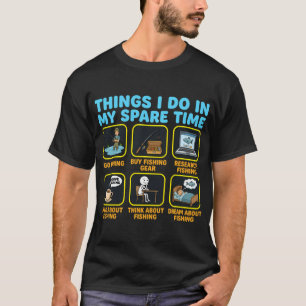 Schule ist wichtig, aber Angeln ist wichtiger, Fi T-Shirt