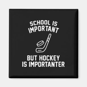 Schule ist wichtig, aber Hockey ist wichtiger Spaß Magnet