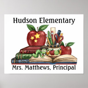 Schule - Lehrer/Hauptmann Poster