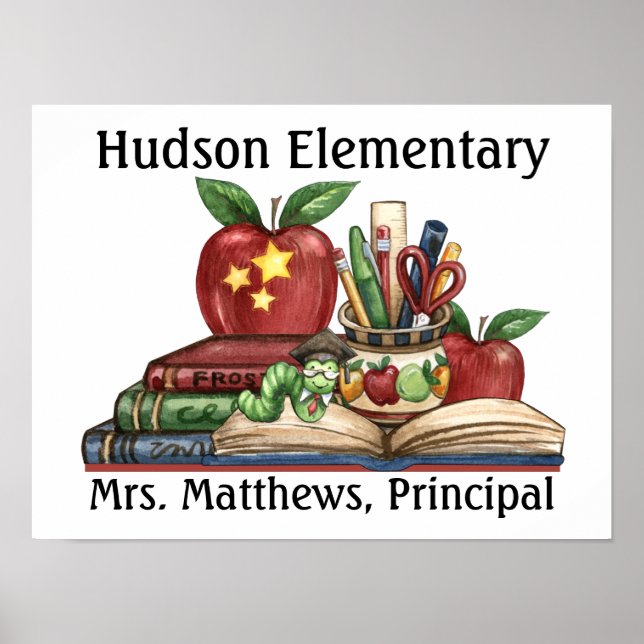 Schule - Lehrer/Hauptmann Poster (Vorne)