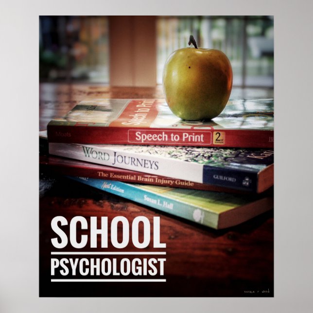 Schule Psychologin Office Poster Print (Vorne)