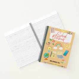 SCHULE (SPIRALE) NOTEBOOK NOTIZBUCH