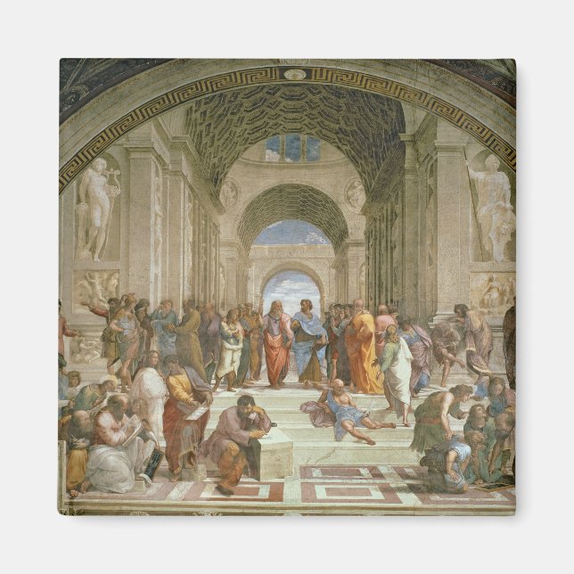 Schule von Athen, aus der Stanza della Magnet (Vorne)