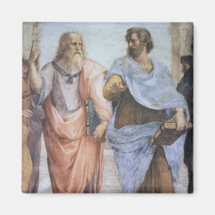 Schule von Athen (Detail - Plato & Aristoteles) Magnet
