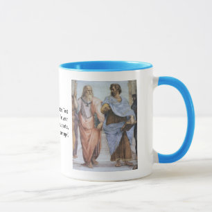 Schule von Athen (Detail - Plato u. Aristoteles) Tasse
