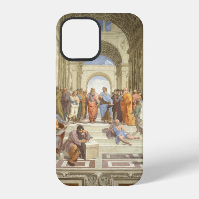 Schule von Athen iPhone Hülle (Rückseite)