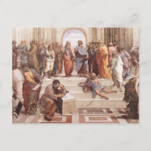 Schule von Athen Postkarte