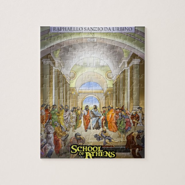 Schule von Athen-Puzzlespiel Puzzle (Vertikal)