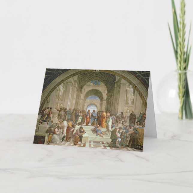 Schule von Athen, vom Stanze della Karte (Vorderseite)