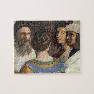 Schule von Athen von Raffael, Vintage-Renaissance Puzzle