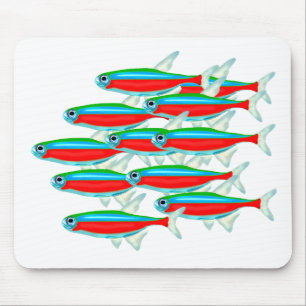 Schule von NeonTetras Mousepad