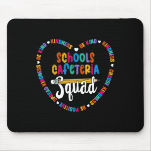 Schulen Cafeteria Squad Ck to School Happy First D Mousepad
