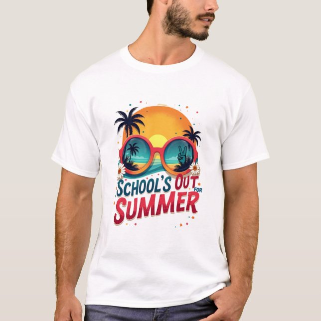 Schulen für den Sommer T-Shirt (Vorderseite)
