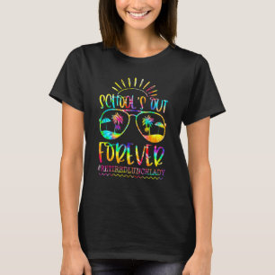 Schulen für immer ermüdet Mittagessen Lady Rentire T-Shirt