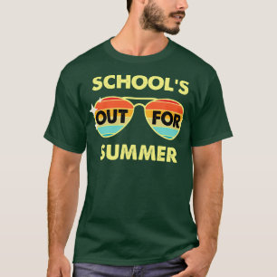 Schulen für Sommer Retro Sonnenbrille Beach Vibe T-Shirt