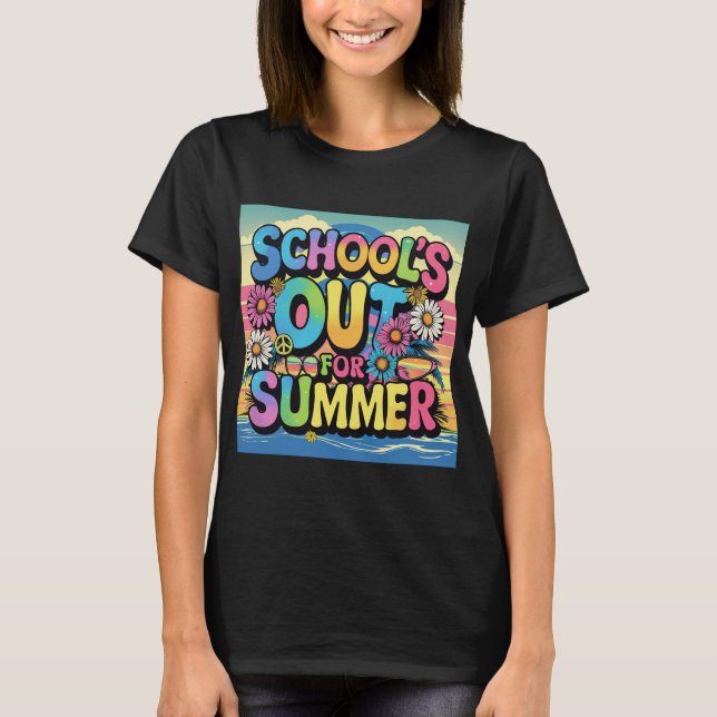 Schulen für Sommerhemd T-Shirt (Vorderseite)