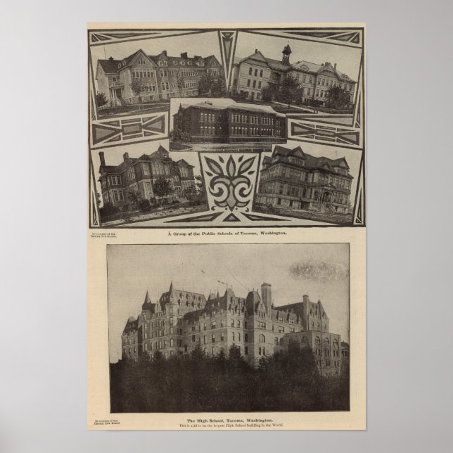 Schulen, Tacom, Wash Poster (Vorne)