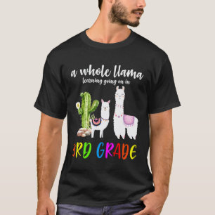 Schüler der 3. Klasse Llama Kaktus Zurück zur Schu T-Shirt