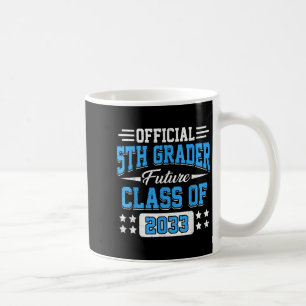 Schüler der 5. Klasse Zukünftige Cl von 2033 Erste Kaffeetasse
