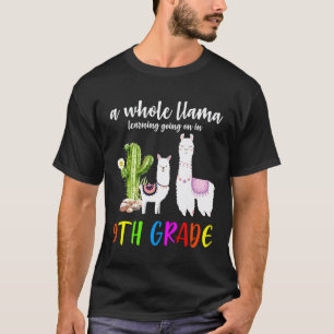 Schüler der 9. Klasse Llama Kaktus Zurück zur Schu T-Shirt