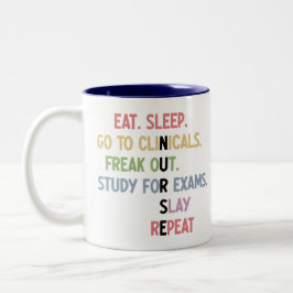 Schüler der Funny Nursing School Future Nurse Gesc Zweifarbige Tasse