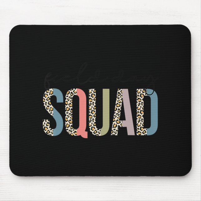 Schüler des Squad Lehrers erster letzter Schultag Mousepad (Vorne)