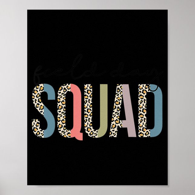 Schüler des Squad Lehrers erster letzter Schultag Poster (Vorne)